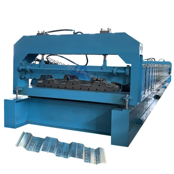 High Quality Automatic Galvanized Steel Metal Floor Deck Roll Forming Machine PLC Control Used Motor Engine Tile Purlin