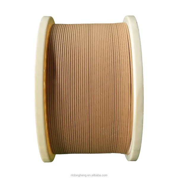China Supplier's 24 Gauge Aluminum Border Wire 16g Solid Flat Paper Insulation Covered Wire