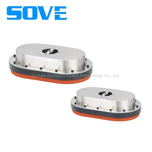 Robotic Arms Oval Integrated Sponge Vacuum Suction Cup Pneumatic Powerful Suction Cup Industrial Sheet Metal Processing Logistics Palletizing photo-5