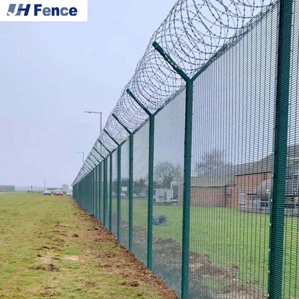 Guardrail House Gate Grill Design Clear View Wall Fence for Airport Factory Customized Anti Climb 358 Security Fencing photo-5