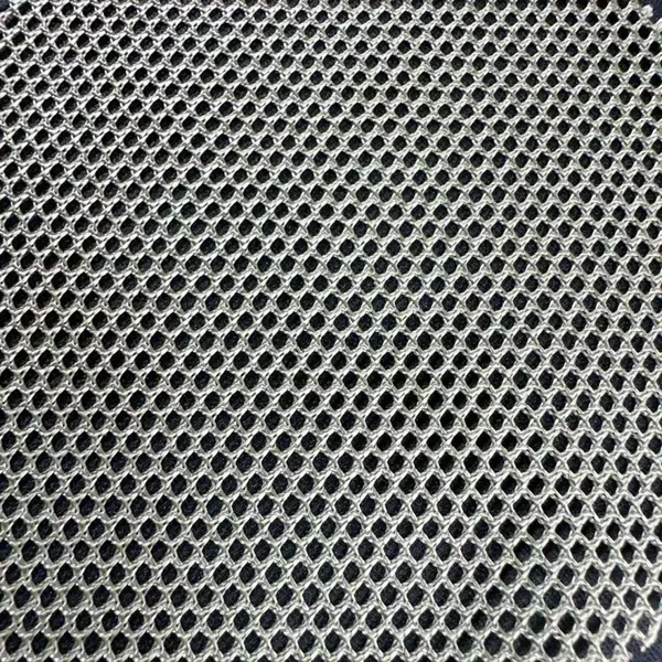 High Strength Olive Green Diomand Polyester Mesh Fabric With Resin For Tactical Backpack Lining photo-2