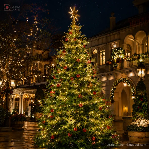 Custom Christmas Arch Decoration for Mall Entrance Display photo-2