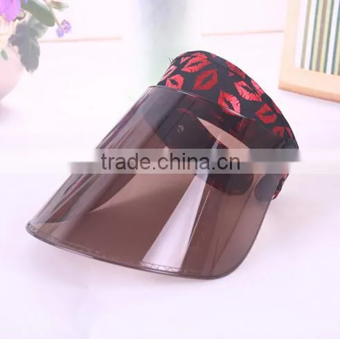2016 Summer Plastic Visor PVC Sunvisor UV-resistance Plastic Visor Hat/Cap With Stock Quality Choice photo-6