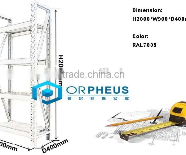 Garment Factory Metal Racking Estante Metalico Steel Storage Shelving Supermarket Warehouse Storage Shelf With 3 Tiers photo-3