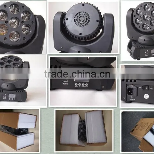 Top Selling Products 2015 7*10W Original Osram Mini Moving Head LED Lighting Beam photo-3