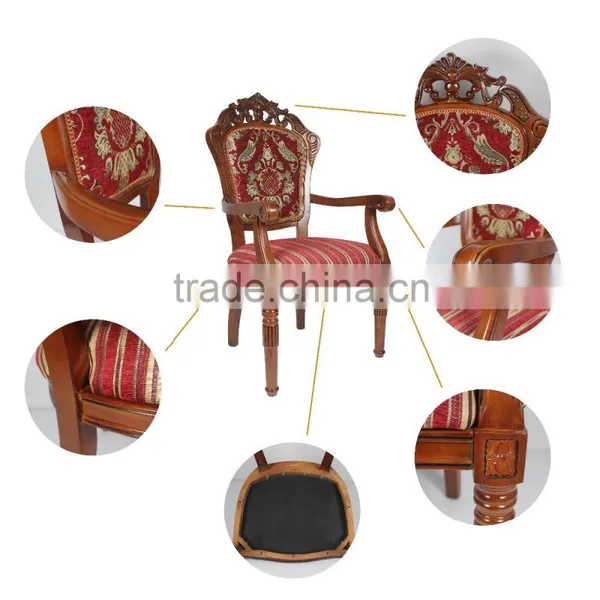 China Best Heated Luxury French Royal Old Recliner Chair With Arm in Hotel Chair Quality Choice photo-4