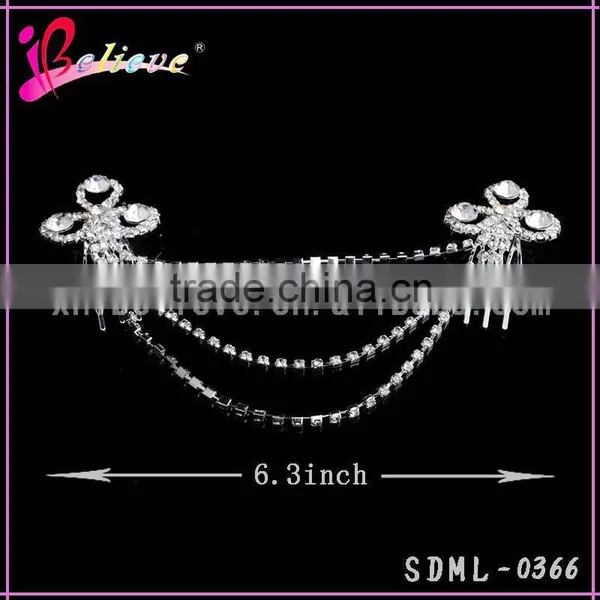 Crystal Wedding Hair Jewelry Made in China Hair Accessories Wholesale Head Chain photo-2