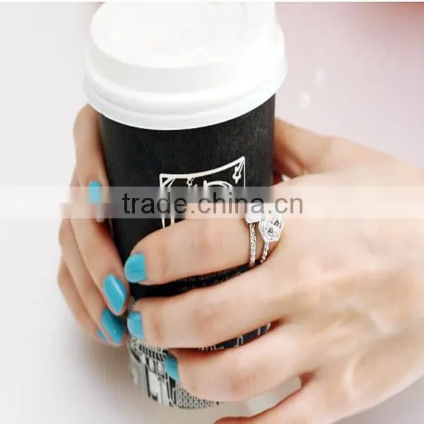 Round Pearl Gemstone Plated Women Ring Fashion Jewellery Gift photo-5