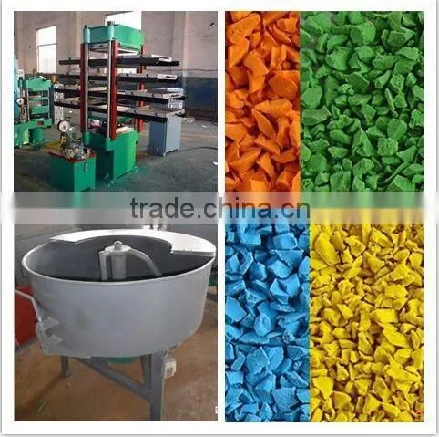 Automatic Rubber Flooring Tile Vulcanizing Machine / Outdoor Rubber Tile Making photo-4