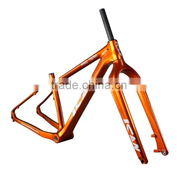 Full Carbon Fatbike Frame 26er Fat Bike Frame Snow Bike 197 Rear Space 120BB UD-matt Carbon Fat Bike Frame SN01 photo-3