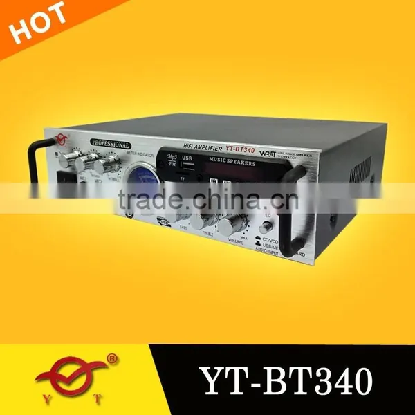Professional Amplifier 2 Channels Bluetooth Speaker YT-BT340 photo-2