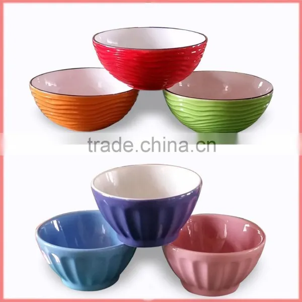 Ceramic Color Soup Bowl 3 Set photo-3