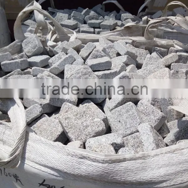 Tumbled Cheap Grey Granite Cubes Paving Stones for Sale
