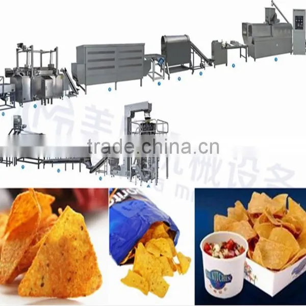 Automatic Baked Round Corn Tortilla Chips Doritos Machinery photo-2