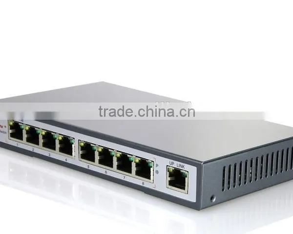 ShenZhen ONV 9 Port Power Over Ethernet Switch With 8 POE Ports 25.5W/ photo-5
