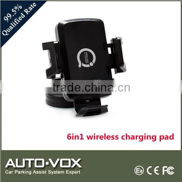 CE Certificated qi Wireless Car Charger Color Black