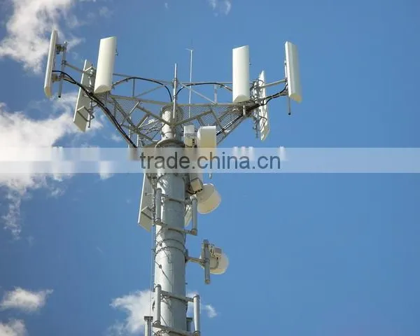 High Quality 3-leg Steel Tube Cellular Tower photo-4