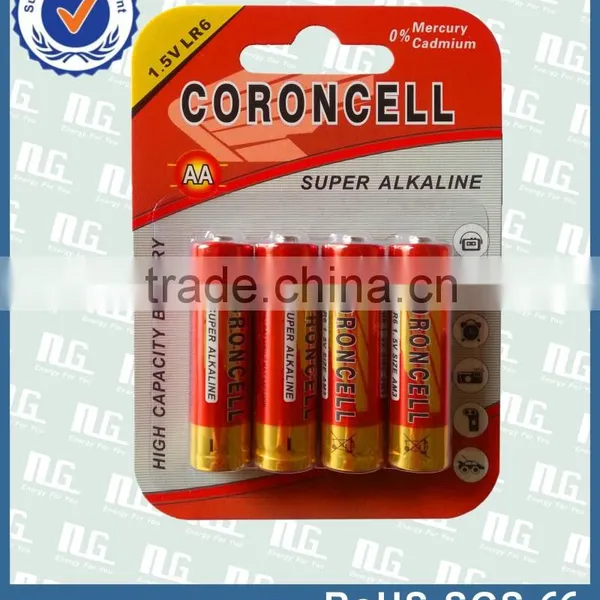 Mercury Free aa Lr6 Am3 Alkaline Battery photo-2