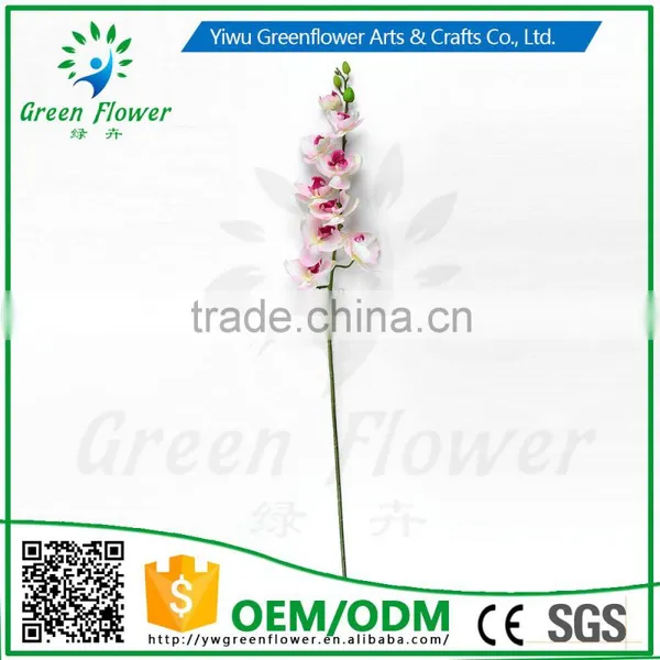 Greenflower 2016 Real Touch Latex PVC Moth Orchid Artificial Flowers for Wedding Decrations Home Decor photo-3