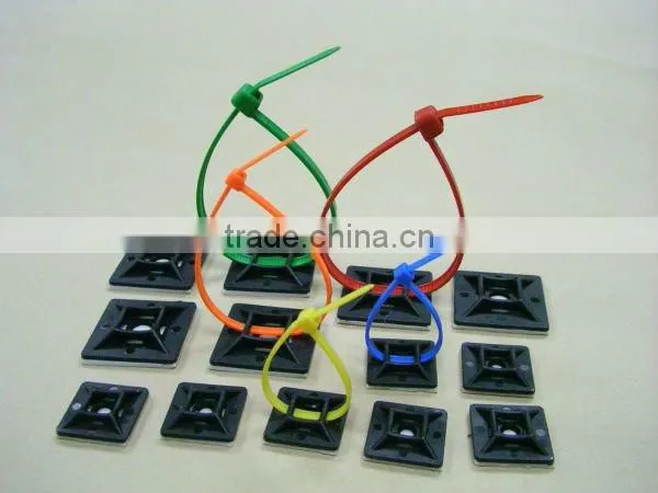 Cable Management Self Adhesive Cable Tie Mount