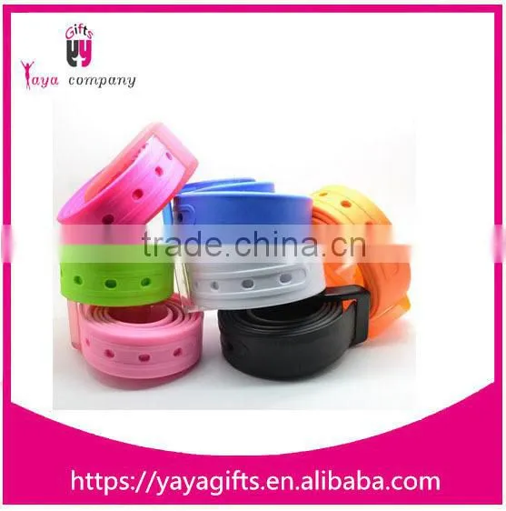 Candy Colors Ladies Silicone Rubber Belts