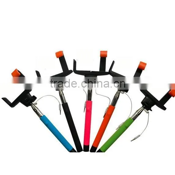 Shenzhen Factory Wholesale 3.5mm Audio Cable Control Selfie Pod,handheld Selfie Monopod