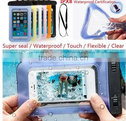 PVC Waterproof Phone Case Underwater Phone Bag,Cell Phone Dry Bag