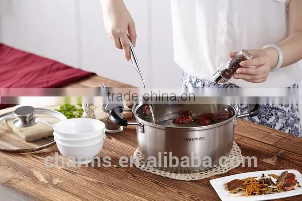 LFGB Food Grade Cookware Stainless Steel Sauce Pot photo-2