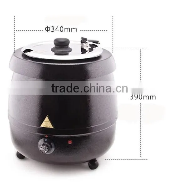 10L Buffet Stainless Steel Electric Soup Kettle Food Warmer photo-2