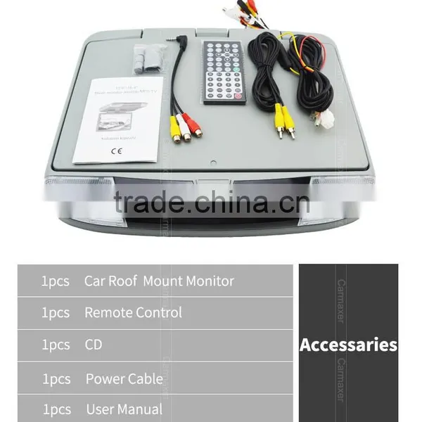 Digital Screen 15.6 Inch Roof Mount Bus Monitor Supported USB/SD/TV/IR/FM/Wireless Game photo-6