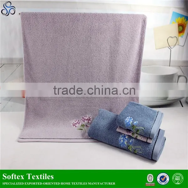 High Quality Embroidery Towels Bath Set photo-2