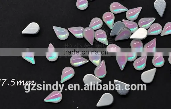 Korean Style Flat Back Glass Resin Stone Opal Decorative Stones ZX:SZ574 photo-4