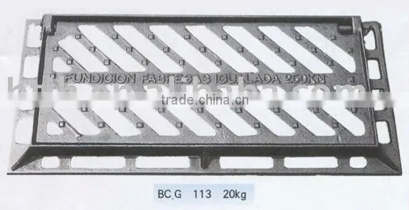 Cast iron grate