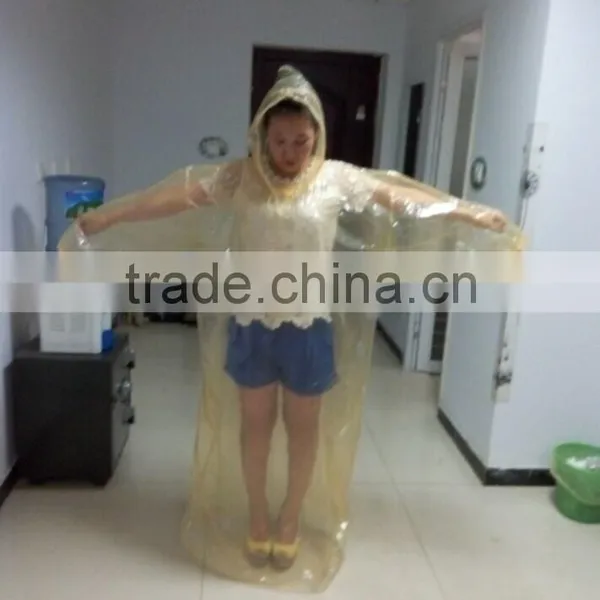 Cheap Clear Plastic Raincoat photo-4