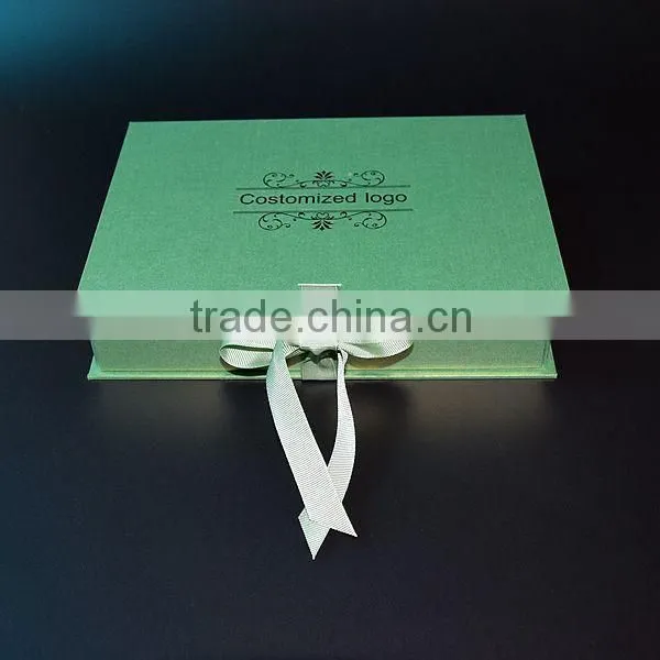 High End Custom Green Wedding Dress Boxes uk Wholesale photo-3