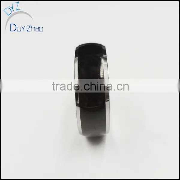 Fahionable Tungsten Carbide Men Matte Black Design Ring photo-2