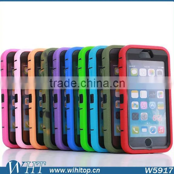 3 in 1 Heavy Duty Case With Rotating Ring Design Stand Shockproof Case for IPhone 6 Plus 5.5 Inch photo-6