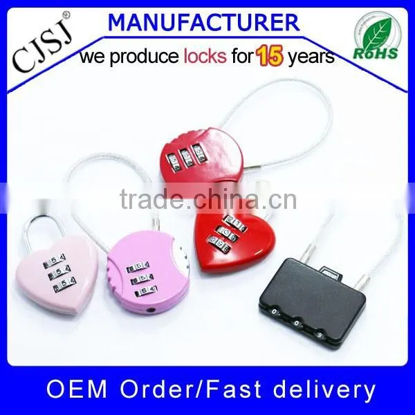 Free Sample!! OEM Factory Wholesale Password Lock for Luggage Bag photo-3