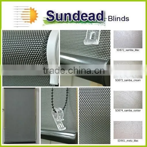 Horizontal Roller Blinds Blackout Shiny Pvc Vinyl Roller Shade Blind photo-5