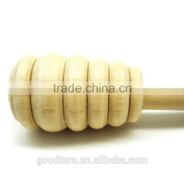 Wooden Honey Dipper Stirring Stick Honey Muddler Cocktail Muddler photo-3