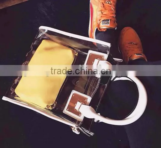 PVC Shoulder Long Strip Bag Handbag photo-2