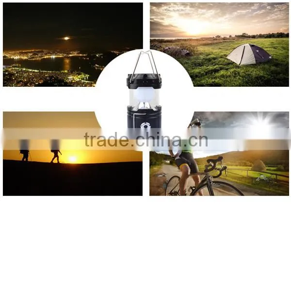 5VDC Solar LED Flashlight for Camping photo-2