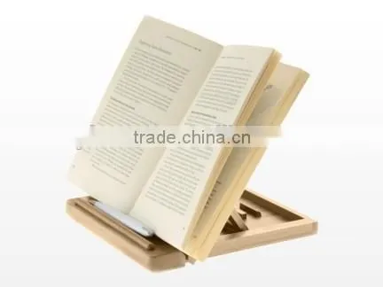 Table Easel & Book Stand wholesale 2015 new arrival adjustable bamboo book holder folding laptop stand