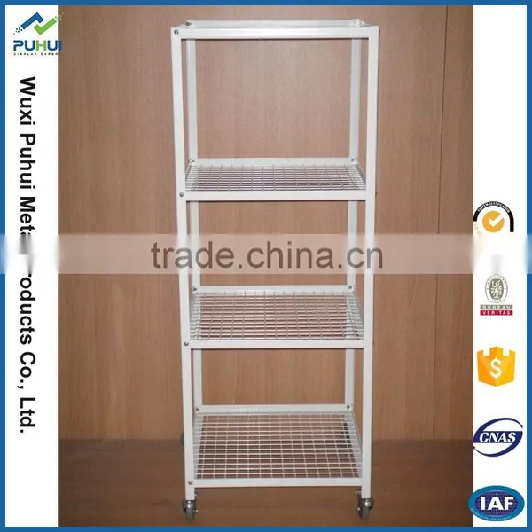 High Quality Floor Display Wire Storage Shelving photo-6