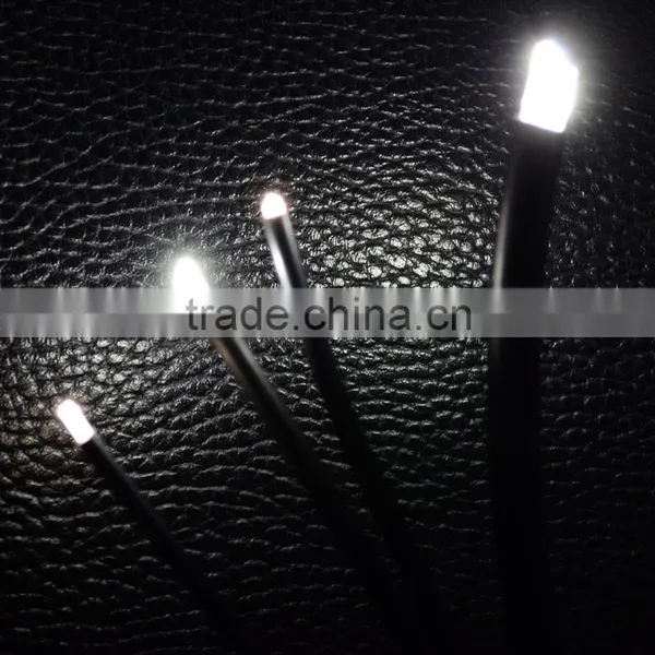 Chinese Manufacturer 25cores , 50cores 0.75mm Multi Strands End Glow Fiber Optic Cable for Lighting photo-6