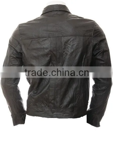 Good Quality Fashion Winter Men's Leather Jacket photo-2
