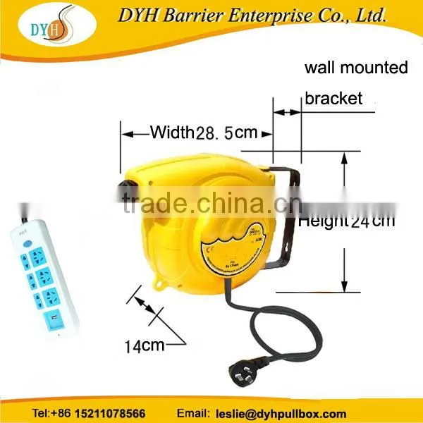 China Innovative 15M Take-up Cable Reel With Handlamp photo-5