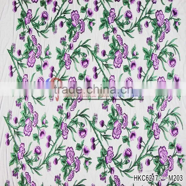 Fashion News Purple Flower Mesh Fabric Embroidered Tulle Fabric Apperal Textile Accessories And Fabric For Textile/Garment photo-2