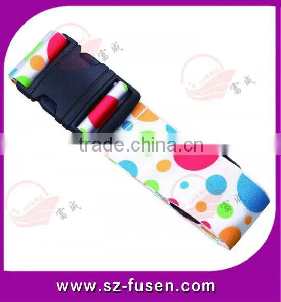 Colorful Luggage Fastener Tape Nylon Strap With Buckle photo-2