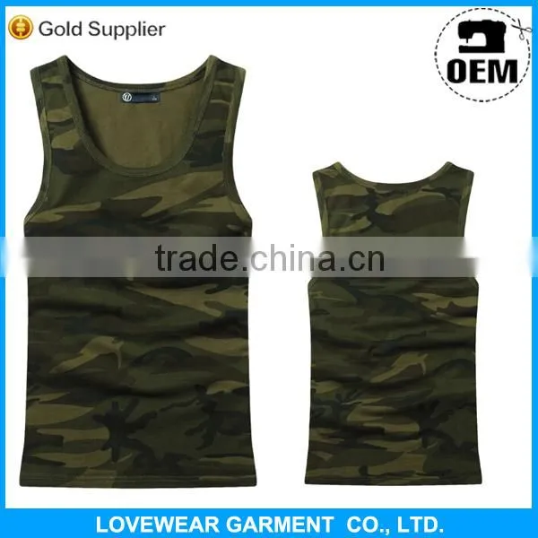 Professional Factory Cheap Price High Quality Customized OEM Service Export Printed Tank Top